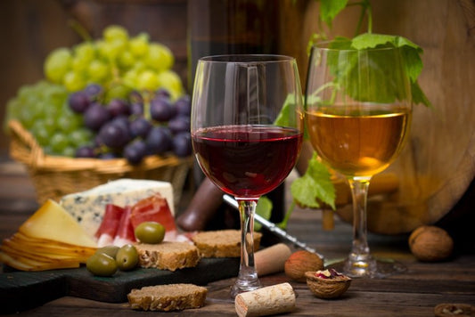 Cheese and wine