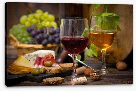 Cheese and wine