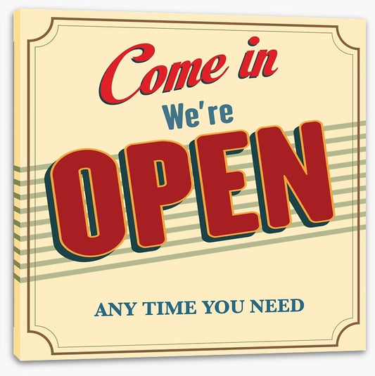 Come in