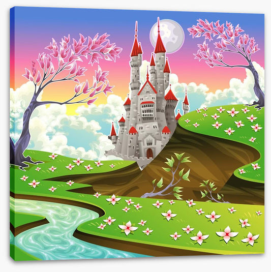 Spring blossom castle