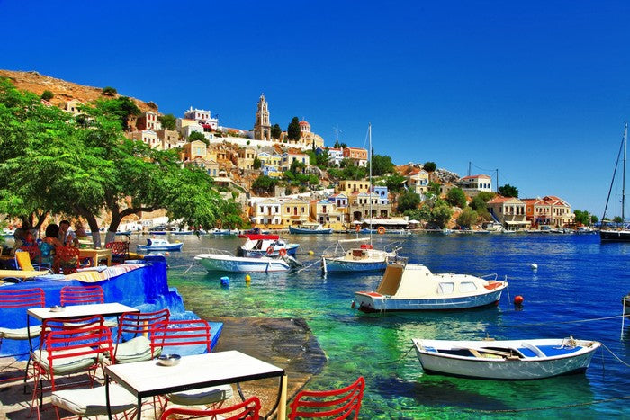 Symi island cafe, Greece