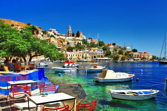 Symi island cafe, Greece