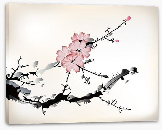 Plum blossom branch