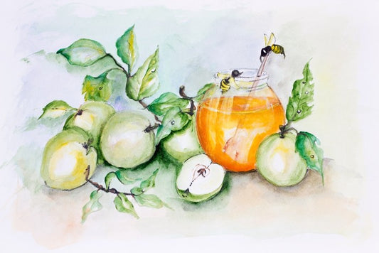 Honey bees and apples