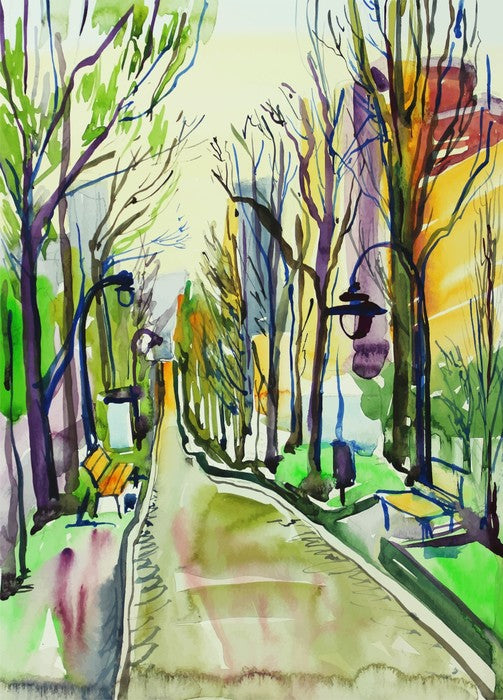 The city park