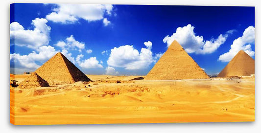 The pyramids of Giza