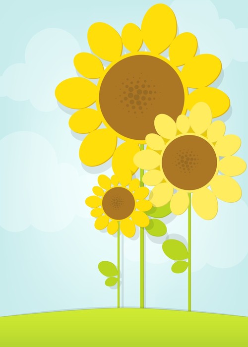 Happy sunflowers