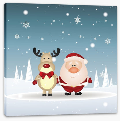 Santa and Rudolph