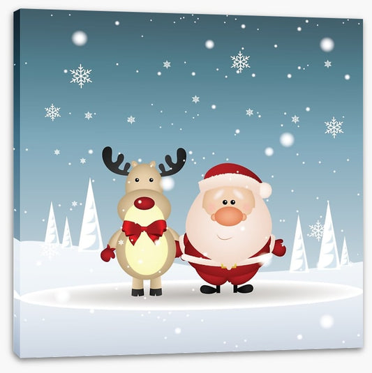Santa and Rudolph