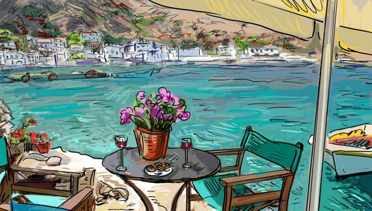 Cafe by the sea