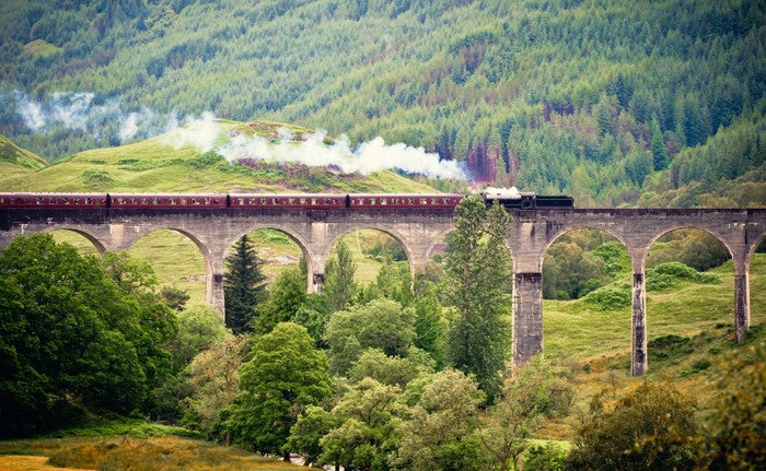 Over the viaduct