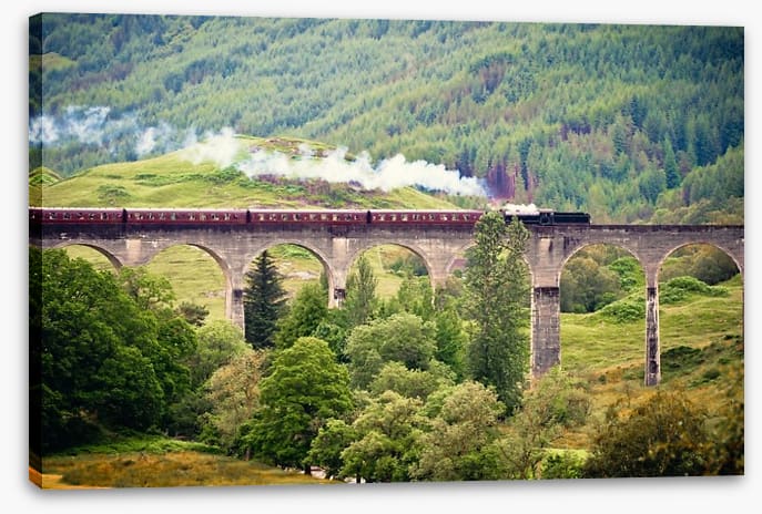 Over the viaduct