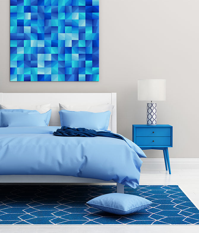 Ocean blue mosaic