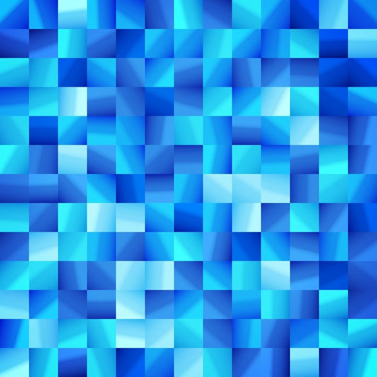 Ocean blue mosaic