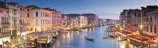Grand Canal dusk panorama