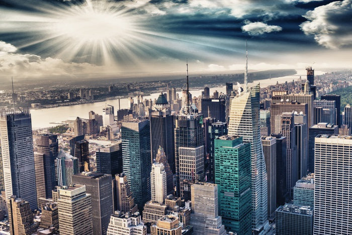 Skyscraper sunrise