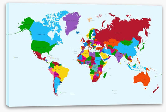 The world in colour