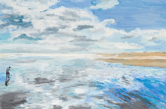 On the beach