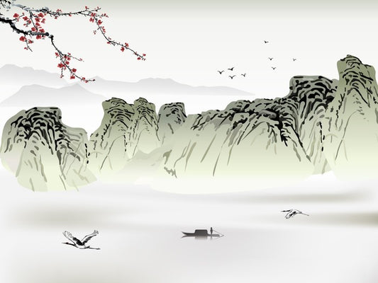 The mountain lake