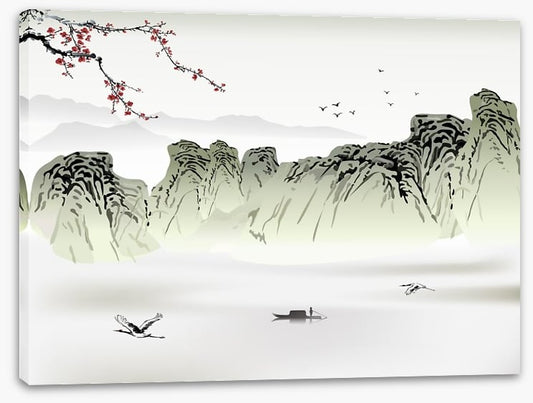 The mountain lake