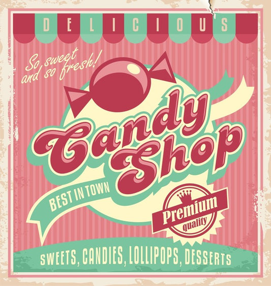 Vintage candy shop