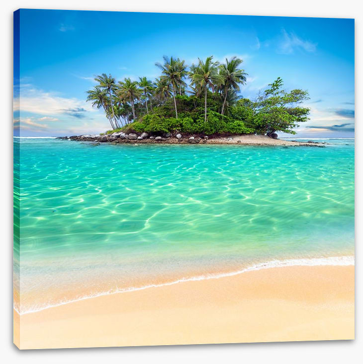 Tropical island paradise