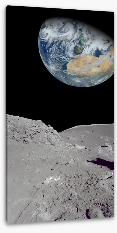From the moon