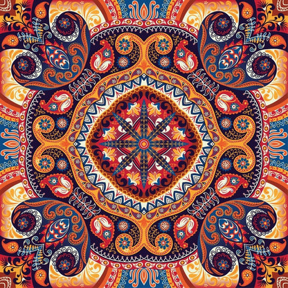 Paisley silk