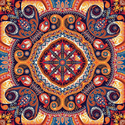Paisley silk