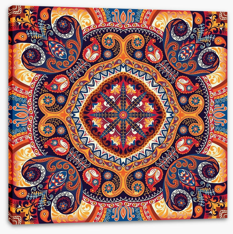 Paisley silk