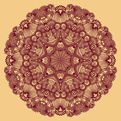 Indian filigree mandala