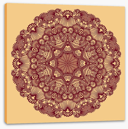 Indian filigree mandala