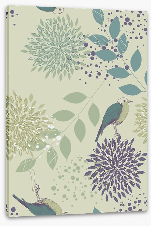 Leaves and birds