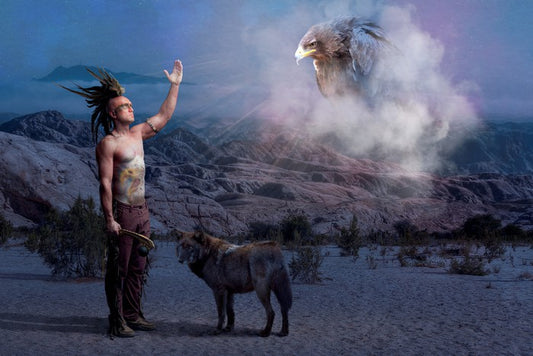Legend of the wolf and eagle