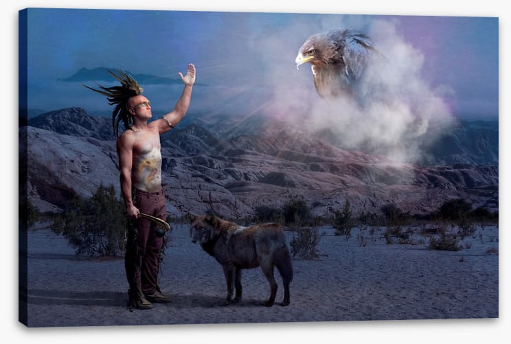 Legend of the wolf and eagle