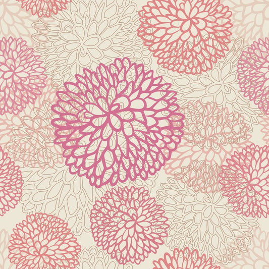 Pink deco dahlia