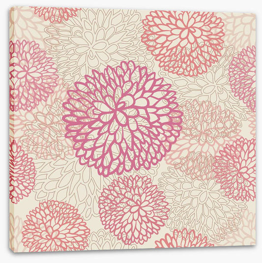 Pink deco dahlia