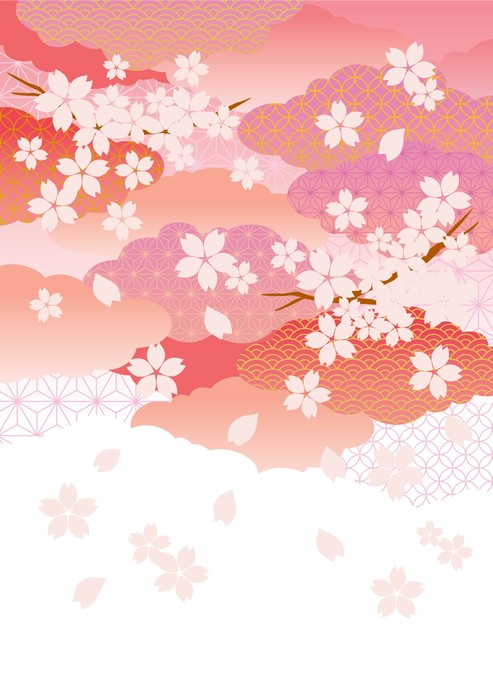 Falling blossom