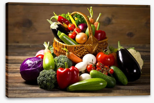 Vegetables in the basket