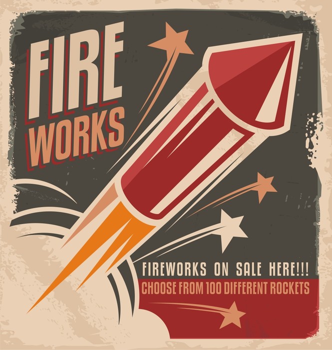 Vintage fireworks