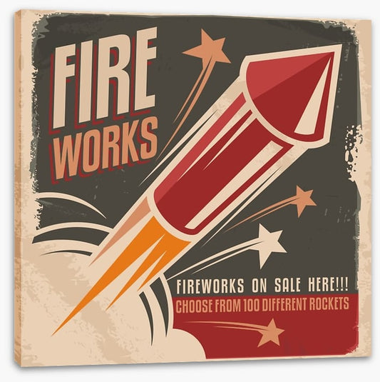 Vintage fireworks