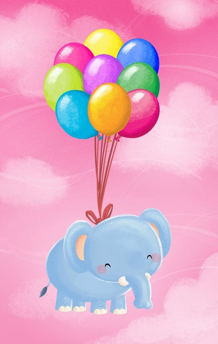 Floating balloon elephant
