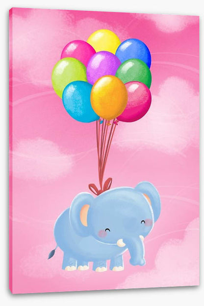 Floating balloon elephant