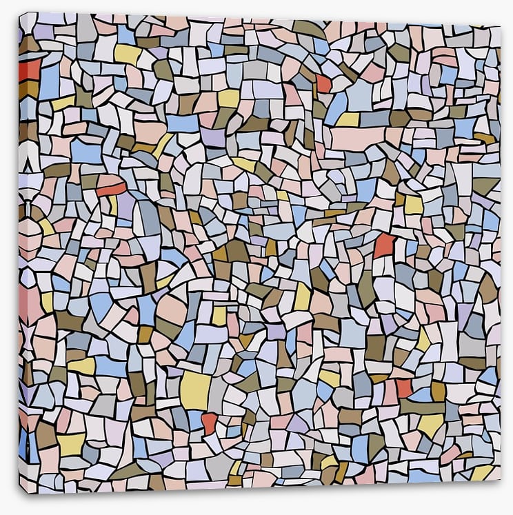 Marble grey mosaic