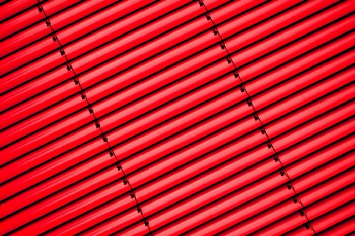 Red shutters