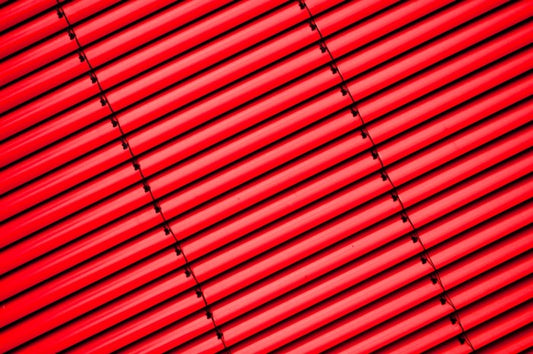 Red shutters