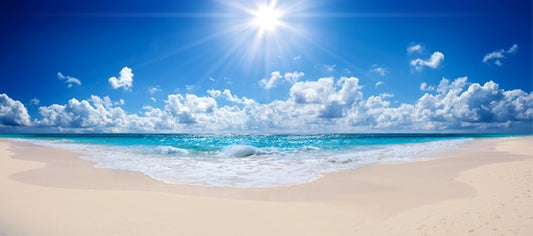 Sparkling sea panoramic