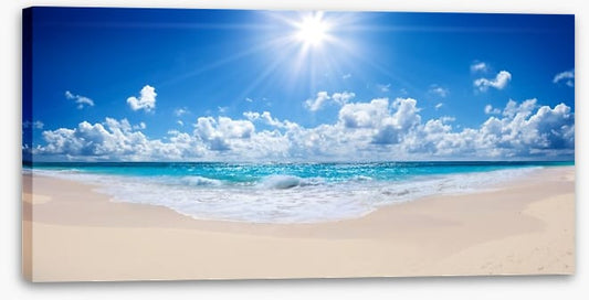 Sparkling sea panoramic