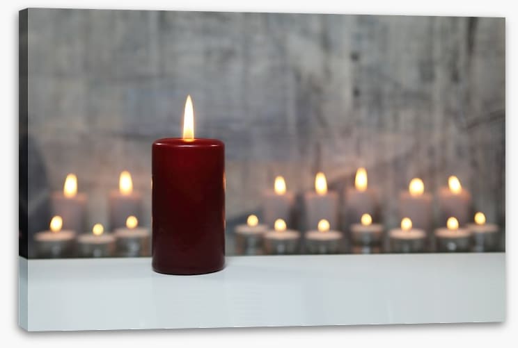 By candlelight