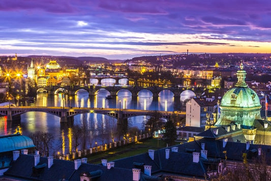 The bridges of Prague